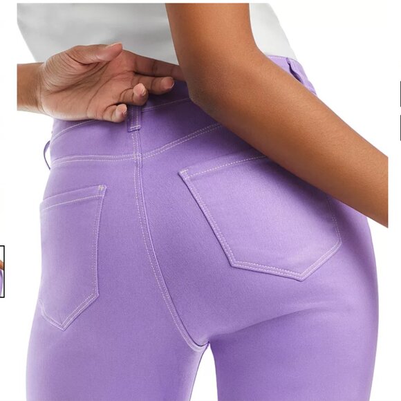 L'AGENCE Kendra High Rise Crop Flare Jeans In Orchid Natural Size 26 - Picture 3 of 10